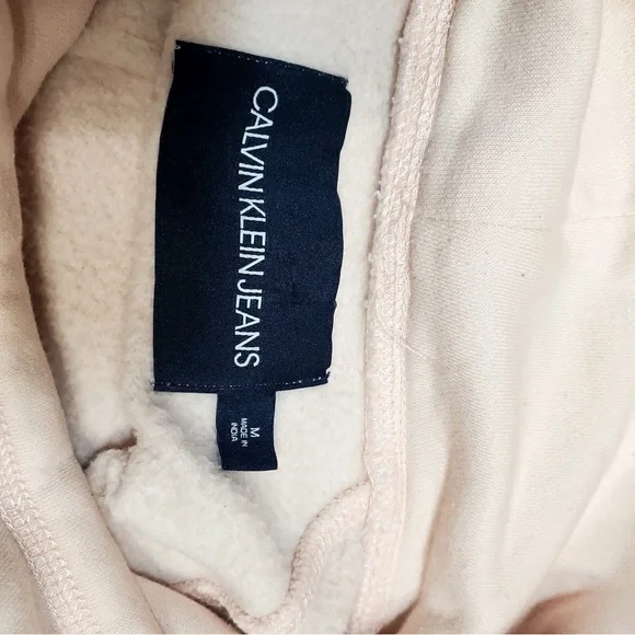 Calvin Klein Women’s Light Pink  Drawstring Collar Sweatshirt Size M - Picture 10 of 15